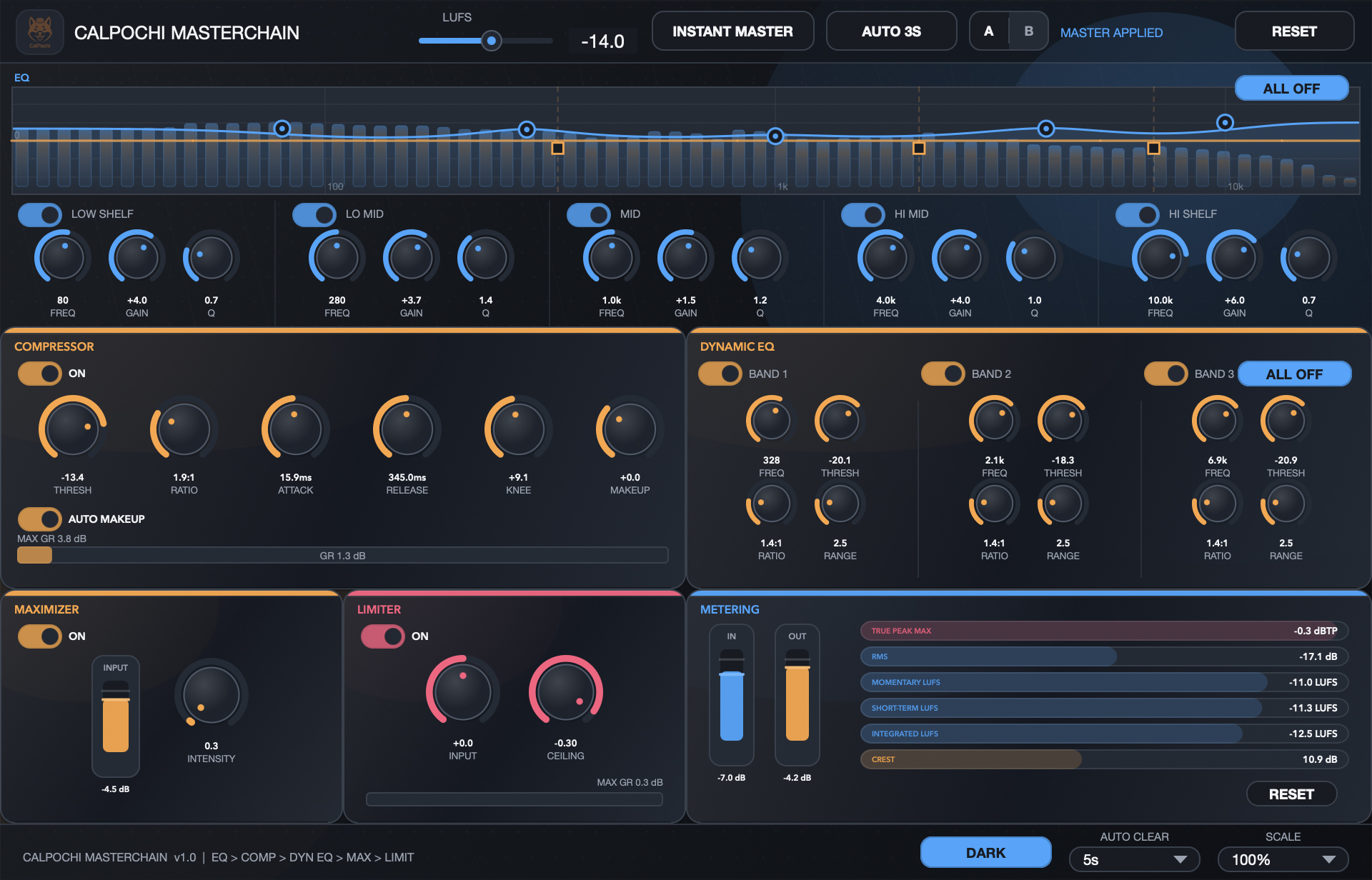 CalPochi MasterChain